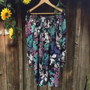 Jewel-Tone Flowy Catherine’s Top